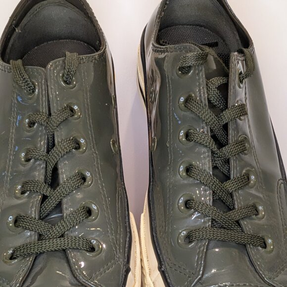 Converse Chuck Taylor 70 Olive Patent Leather - Women 7.5 - Picture 6 of 11